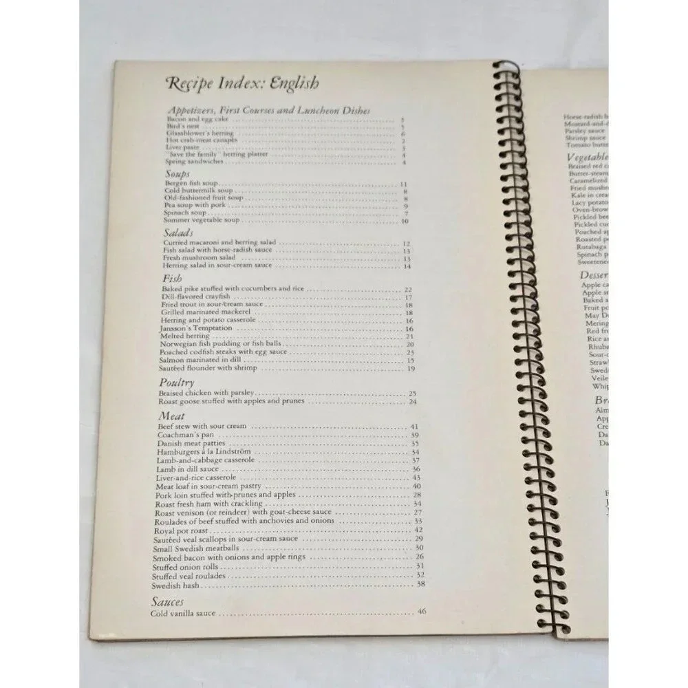 Recipes The Cooking Of Scandinavia Foods Of The World Time/Life Cookbook 1968